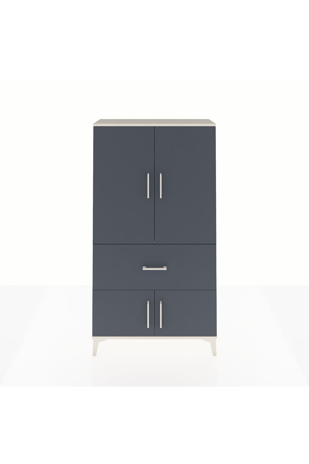 Arges Dolap Tek Raflı Tek Çekmeceli Tek Askılı 88x30x163 - S21M109V2A
