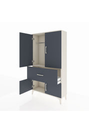 Arges Dolap Tek Raflı Tek Çekmeceli Tek Askılı 88x30x163 - S21M109V2A