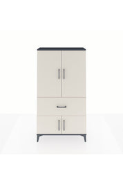 Arges Dolap Tek Raflı Tek Çekmeceli Tek Askılı 88x30x163 - S21M109V4A