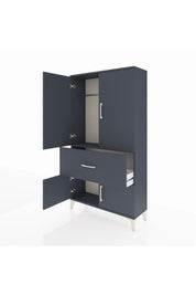 Arges Dolap Tek Raflı Tek Çekmeceli Tek Askılı 88x30x163 - S21M109V5A