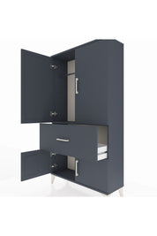 Arges Dolap Tek Raflı Tek Çekmeceli Tek Askılı 88x30x163 - S21M109V5A