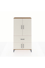 Arges Dolap Tek Raflı Tek Çekmeceli Tek Askılı 88x30x163 - S21M109V7A
