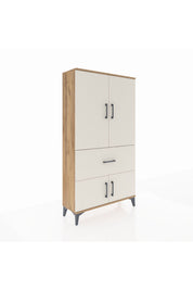 Arges Dolap Tek Raflı Tek Çekmeceli Tek Askılı 88x30x163 - S21M109V7A