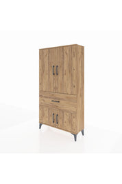 Arges Dolap Tek Raflı Tek Çekmeceli Tek Askılı 88x30x163 - S21M109V9A