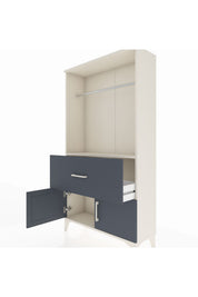 Arges Dolap Tek Raflı Tek Çekmeceli Tek Askılı 88x30x163 - S21M110V2A