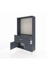 Arges Dolap Tek Raflı Tek Çekmeceli Tek Askılı 88x30x163 - S21M110V5A