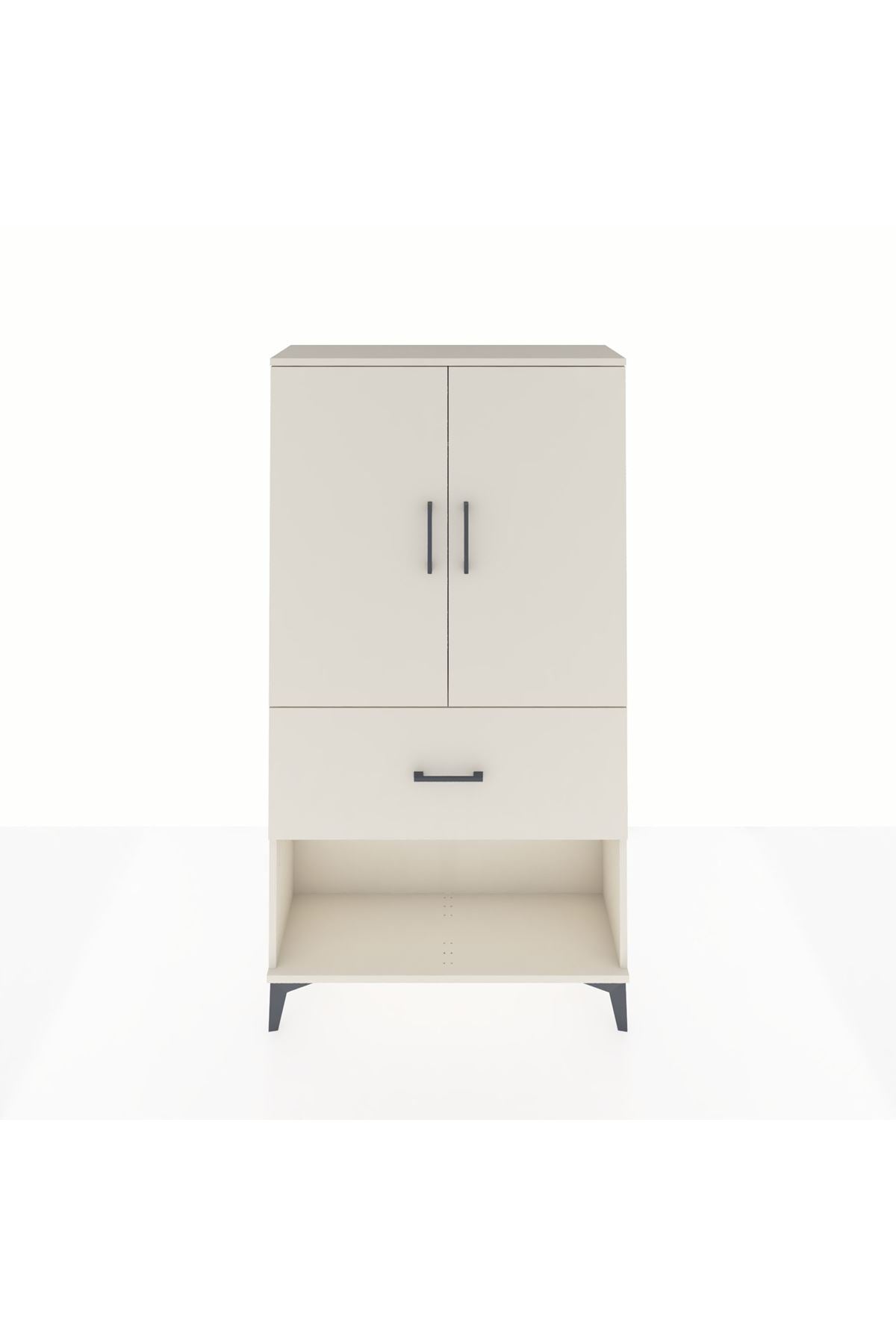 Arges Dolap Tek Raflı Tek Çekmeceli Tek Askılı 88x30x163 - S21M111V1A