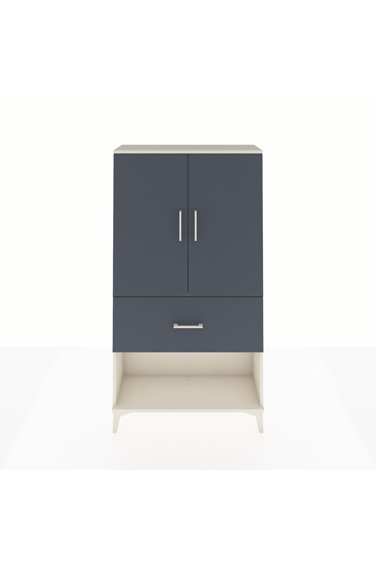 Arges Dolap Tek Raflı Tek Çekmeceli Tek Askılı 88x30x163 - S21M111V2A