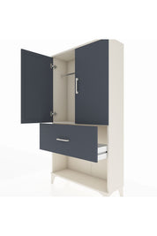 Arges Dolap Tek Raflı Tek Çekmeceli Tek Askılı 88x30x163 - S21M111V2A