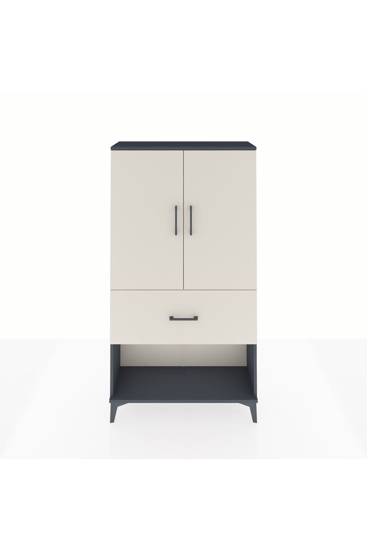 Arges Dolap Tek Raflı Tek Çekmeceli Tek Askılı 88x30x163 - S21M111V4A