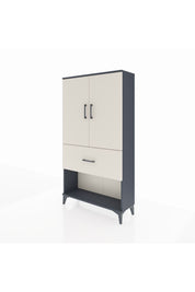 Arges Dolap Tek Raflı Tek Çekmeceli Tek Askılı 88x30x163 - S21M111V4A
