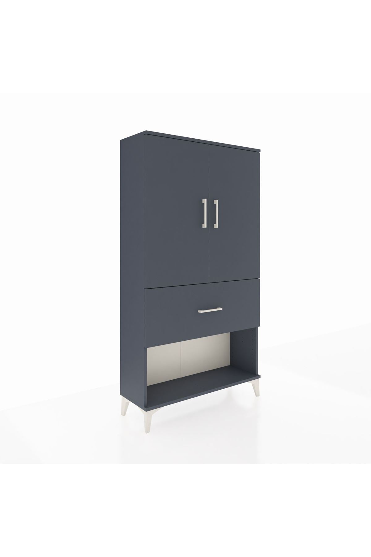 Arges Dolap Tek Raflı Tek Çekmeceli Tek Askılı 88x30x163 - S21M111V5A