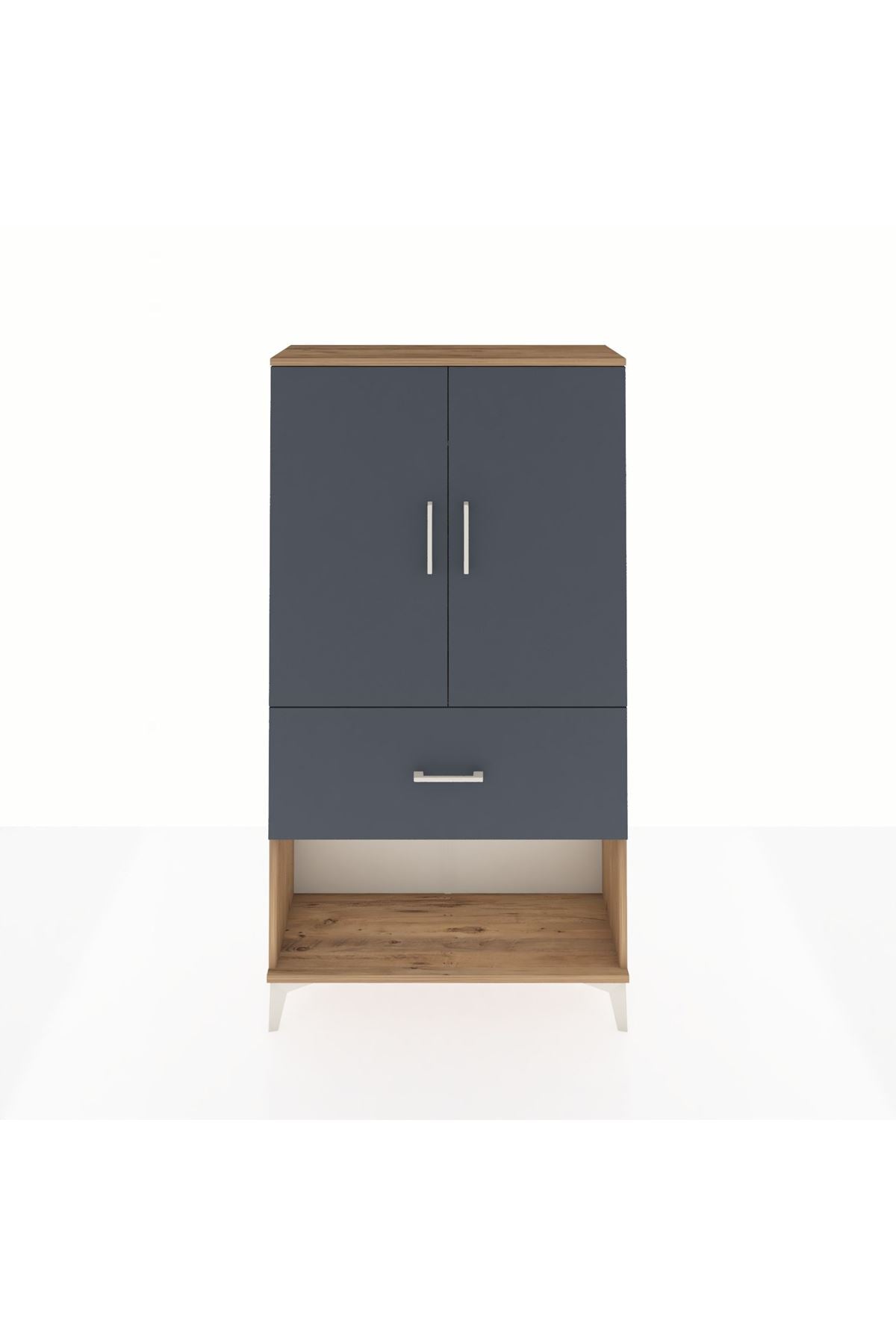 Arges Dolap Tek Raflı Tek Çekmeceli Tek Askılı 88x30x163 - S21M111V8A