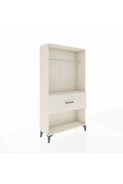 Arges Dolap Tek Raflı Tek Çekmeceli Tek Askılı 88x30x163 - S21M112V1A