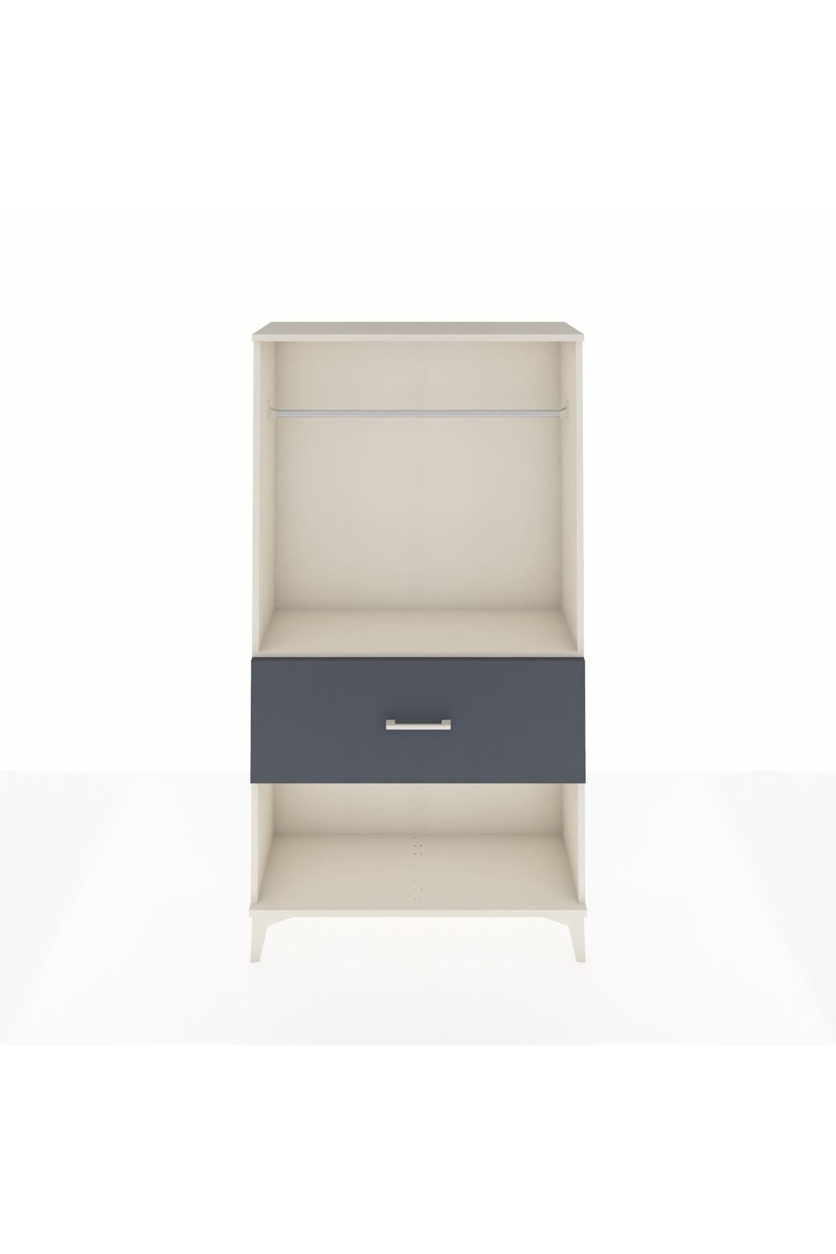 Arges Dolap Tek Raflı Tek Çekmeceli Tek Askılı 88x30x163 - S21M112V2A