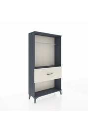 Arges Dolap Tek Raflı Tek Çekmeceli Tek Askılı 88x30x163 - S21M112V4A