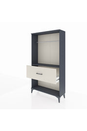 Arges Dolap Tek Raflı Tek Çekmeceli Tek Askılı 88x30x163 - S21M112V4A