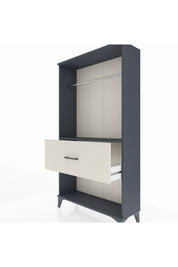 Arges Dolap Tek Raflı Tek Çekmeceli Tek Askılı 88x30x163 - S21M112V4A