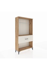 Arges Dolap Tek Raflı Tek Çekmeceli Tek Askılı 88x30x163 - S21M112V7A