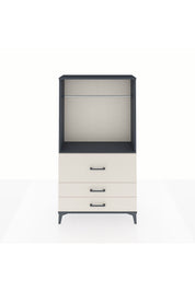 Arges Dolap Tek Raflı 3 Çekmeceli Tek Askılı 88x30x163 - S21M116V4A