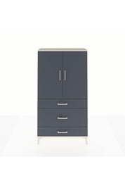Arges Dolap Tek Raflı 3 Çekmeceli Tek Askılı 88x30x163 - S21M117V2A
