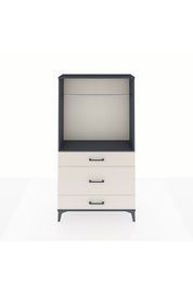 Arges Dolap Tek Raflı 3 Çekmeceli Tek Askılı 88x30x163 - S21M118V4A