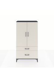 Arges Dolap Tek Raflı 2 Çekmeceli Tek Askılı 88x30x163 - S21M119V4A