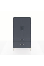 Arges Dolap Tek Raflı 2 Çekmeceli Tek Askılı 88x30x163 - S21M119V5A