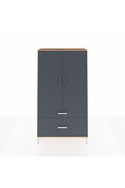 Arges Dolap Tek Raflı 2 Çekmeceli Tek Askılı 88x30x163 - S21M119V8A