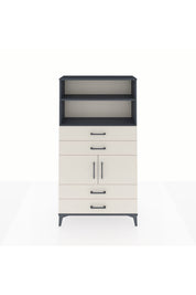Arges Dolap 3 Raflı 4 Çekmeceli 2 Kapaklı 88x30x163 - S21M120V4A