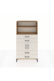 Arges Dolap 3 Raflı 4 Çekmeceli 2 Kapaklı 88x30x163 - S21M120V7A