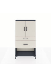 Arges Dolap 3 Raflı 2 Çekmeceli 2 Kapaklı 88x30x163 - S21M121V4A