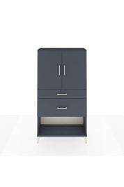 Arges Dolap 3 Raflı 2 Çekmeceli 2 Kapaklı 88x30x163 - S21M121V5A
