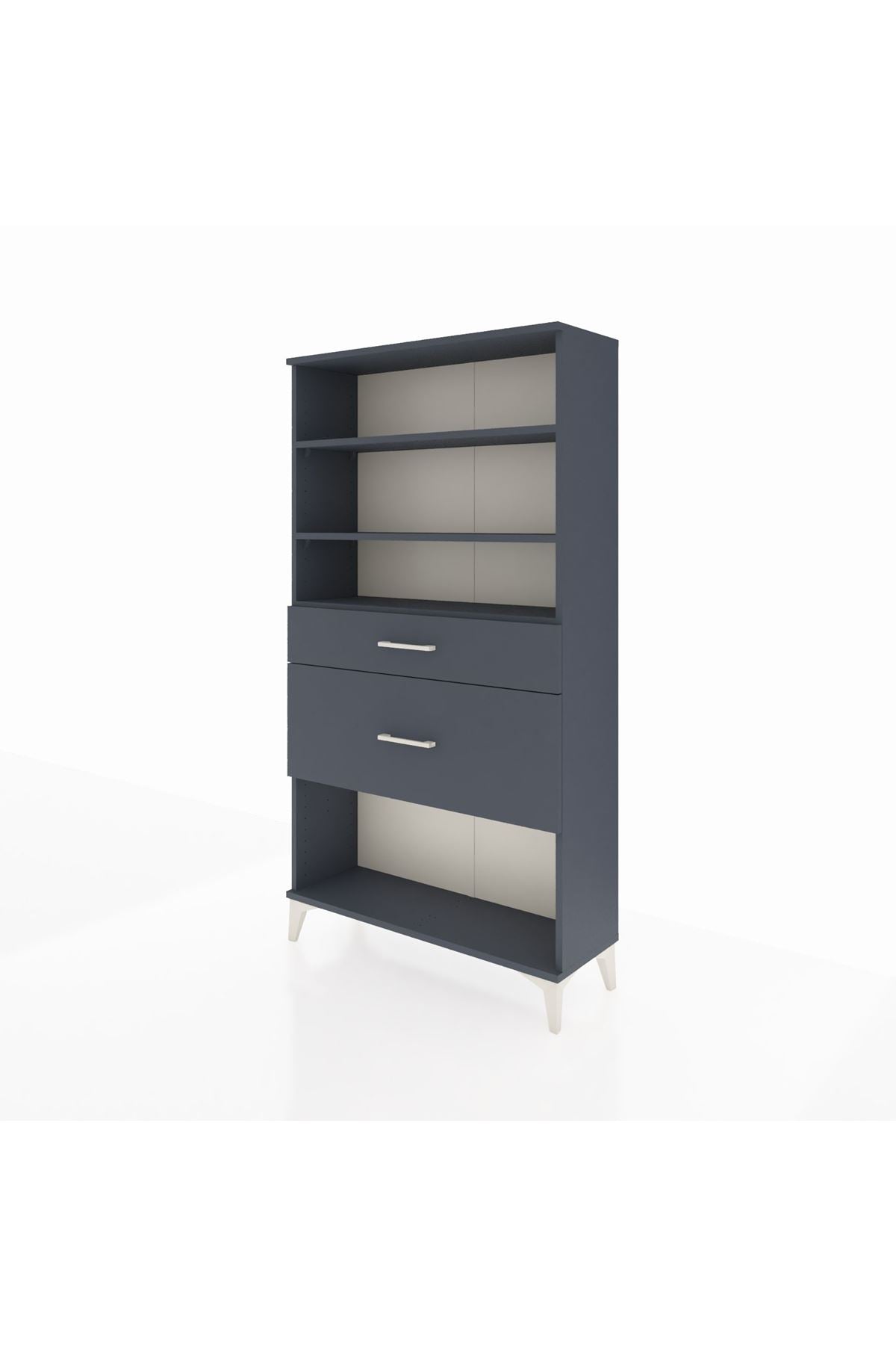 Arges Dolap 3 Raflı 2 Çekmeceli 88x30x163 - S21M122V5A