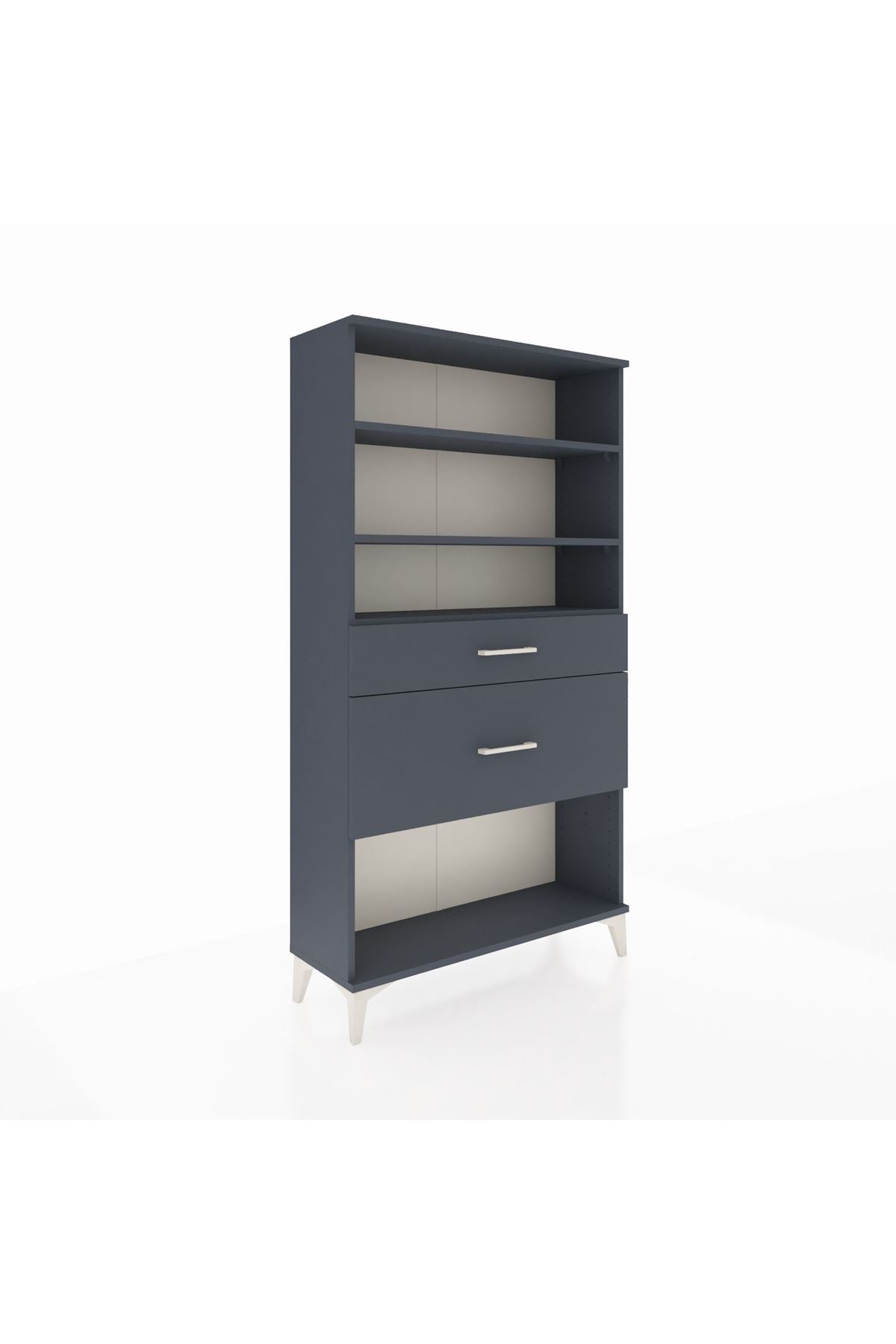 Arges Dolap 3 Raflı 2 Çekmeceli 88x30x163 - S21M122V5A