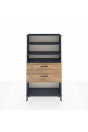 Arges Dolap 3 Raflı 2 Çekmeceli 88x30x163 - S21M122V6A