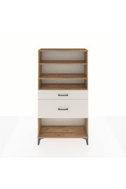 Arges Dolap 3 Raflı 2 Çekmeceli 88x30x163 - S21M122V7A