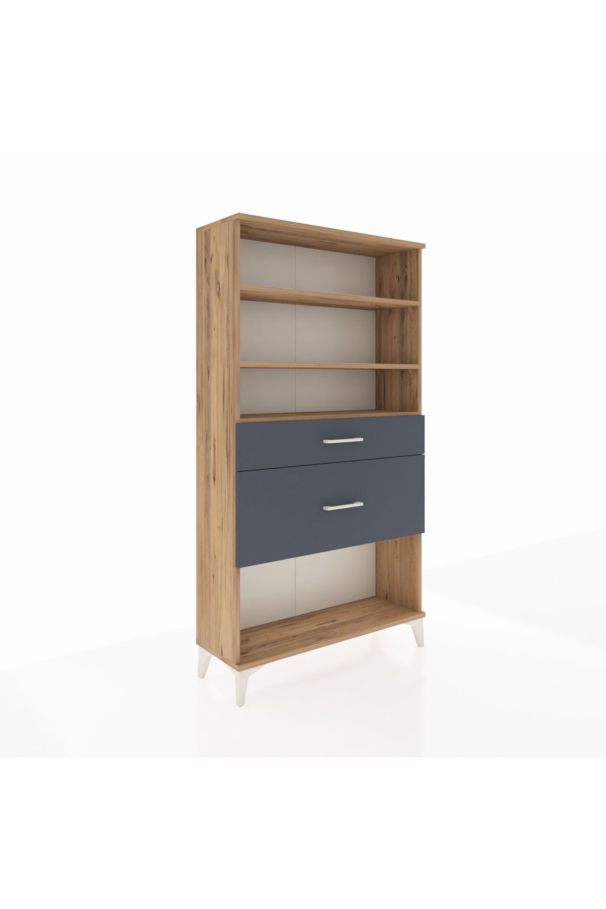 Arges Dolap 3 Raflı 2 Çekmeceli 88x30x163 - S21M122V8A