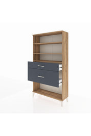 Arges Dolap 3 Raflı 2 Çekmeceli 88x30x163 - S21M122V8A