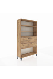Arges Dolap 3 Raflı 2 Çekmeceli 88x30x163 - S21M122V9A