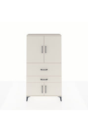 Arges Dolap 3 Raflı 2 Çekmeceli 4 Kapaklı 88x30x163 - S21M123V1A