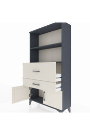 Arges Dolap 2 Raflı 2 Çekmeceli 2 Kapaklı 88x30x163 - S21M124V4A