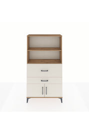Arges Dolap 2 Raflı 2 Çekmeceli 2 Kapaklı 88x30x163 - S21M124V7A
