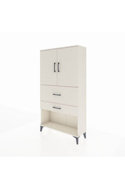 Arges Dolap 2 Raflı 2 Çekmeceli 2 Kapaklı 88x30x163 - S21M125V1A