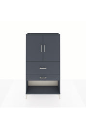 Arges Dolap 2 Raflı 2 Çekmeceli 2 Kapaklı 88x30x163 - S21M125V5A
