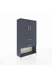 Arges Dolap 2 Raflı 2 Çekmeceli 2 Kapaklı 88x30x163 - S21M125V5A