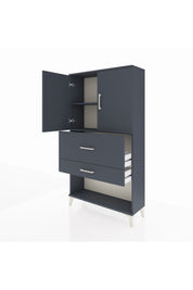 Arges Dolap 2 Raflı 2 Çekmeceli 2 Kapaklı 88x30x163 - S21M125V5A