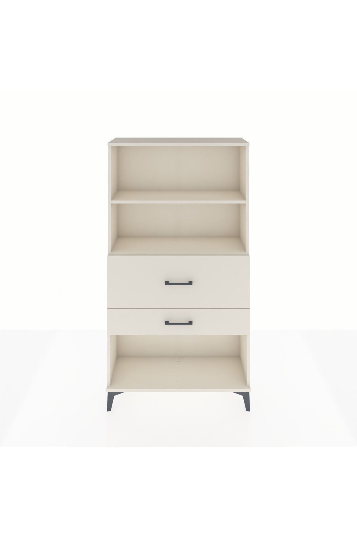 Arges Dolap 2 Raflı 2 Çekmeceli 88x30x163 - S21M126V1A