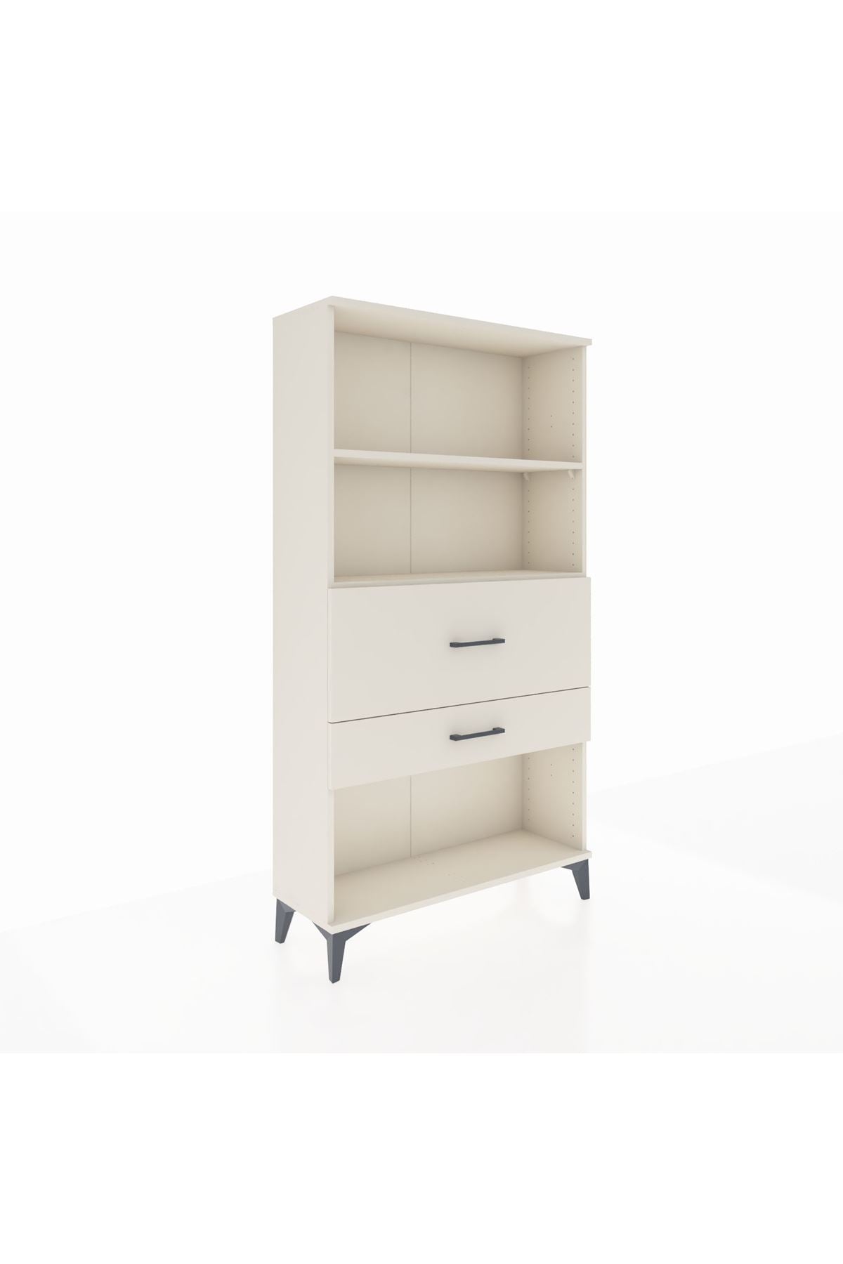 Arges Dolap 2 Raflı 2 Çekmeceli 88x30x163 - S21M126V1A