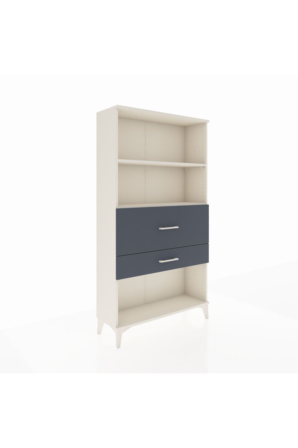 Arges Dolap 2 Raflı 2 Çekmeceli 88x30x163 - S21M126V2A